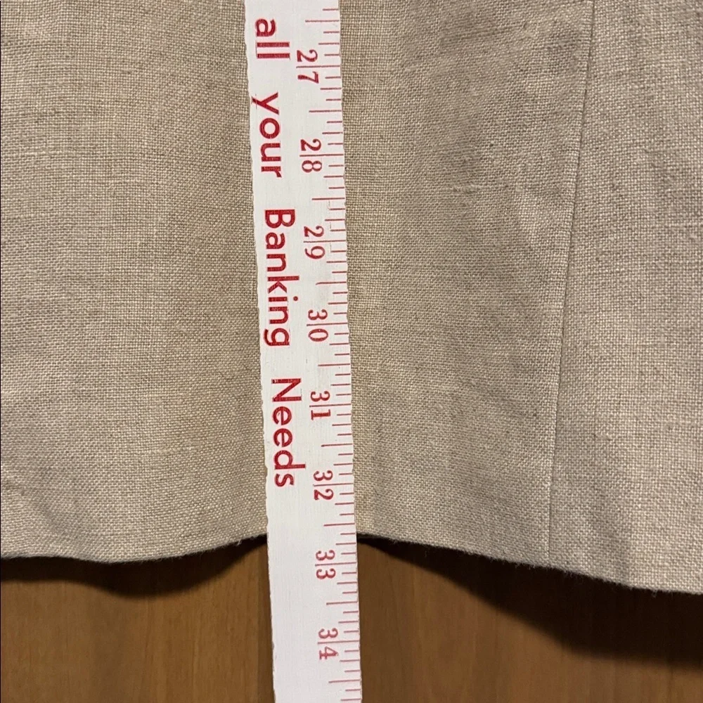 NWT Island Importer Linen Blazer Jacket Sport Coat Mens 41 Tan beach coastal